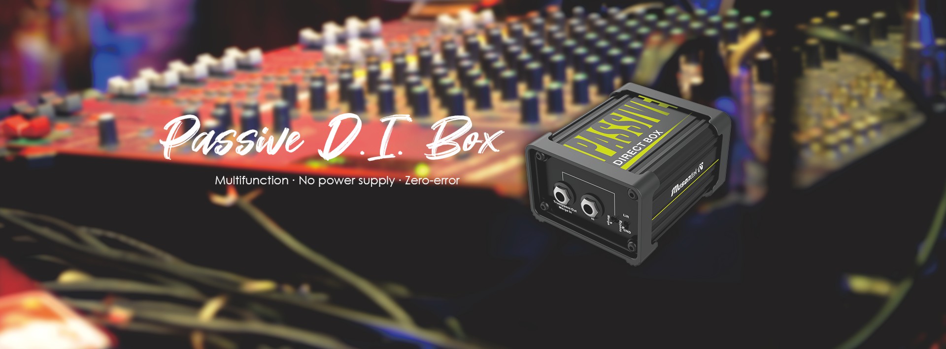 Can you use a passive DI box in reverse?