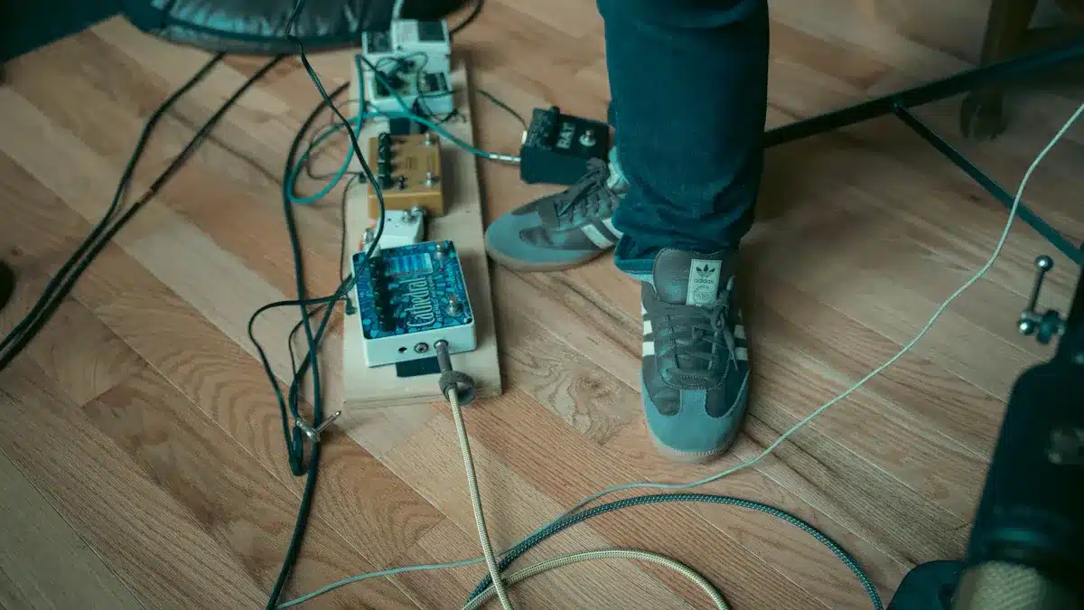 What pedals are needed for an acoustic guitar?
